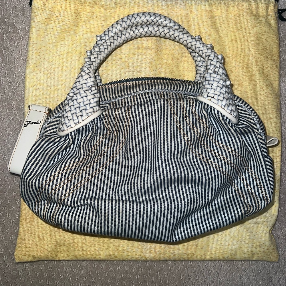 Fendi Baby Spy Bag Denim Striped - Picture 2 of 6